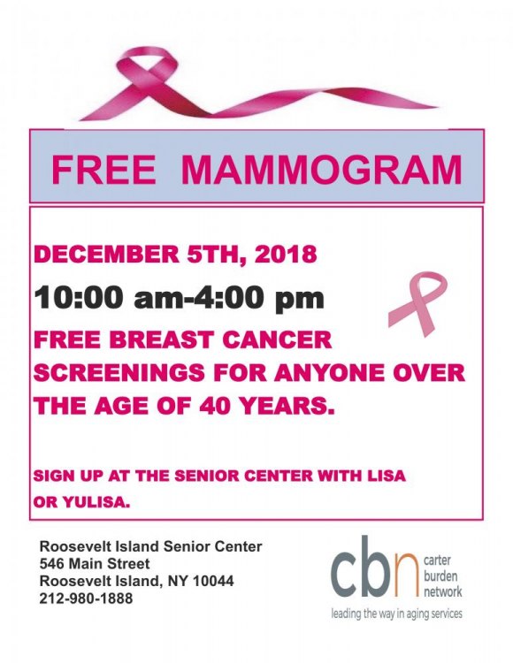 Why RIOC Must Throw Out Common Council Public Purpose Fund Recommendations CBN hosts free breast cancer screenings, next month.